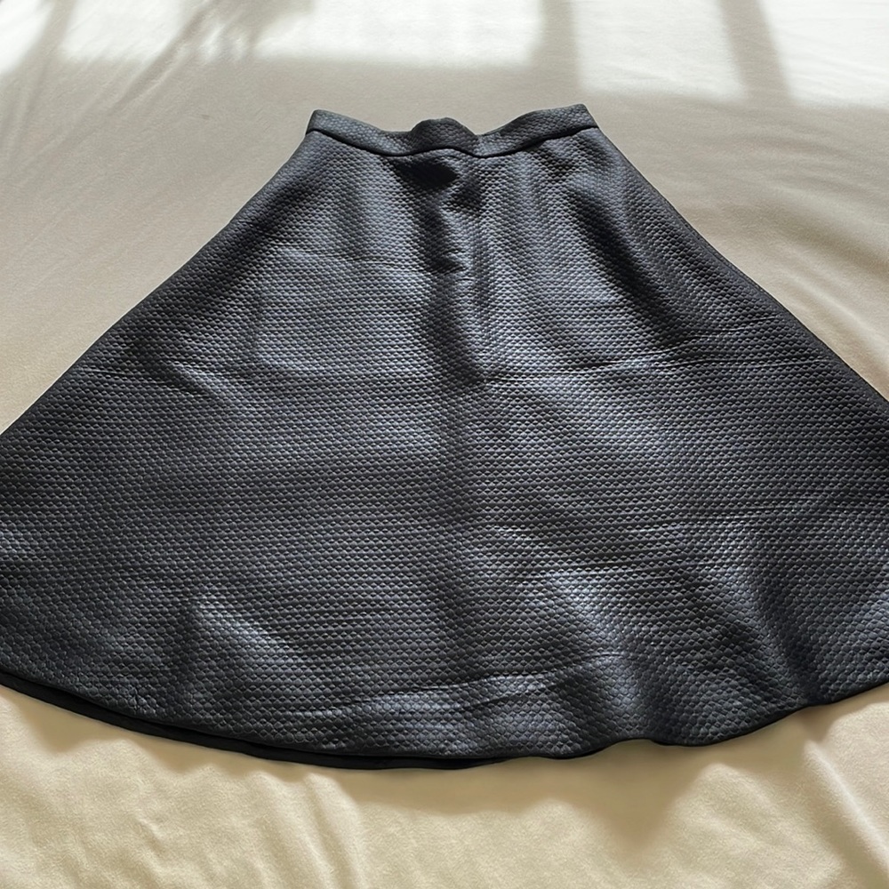 Black A line skirt